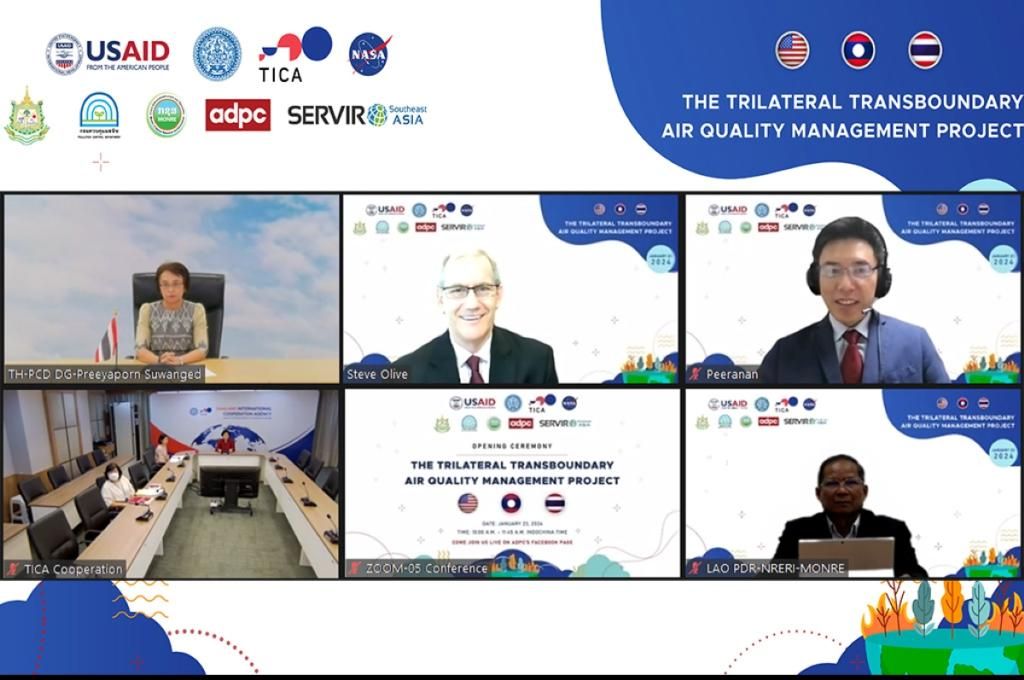 USAID, TICA, and Laos MONRE Launch Trilateral Partnership to Improve Air Quality through SERVIR Southeast Asia
